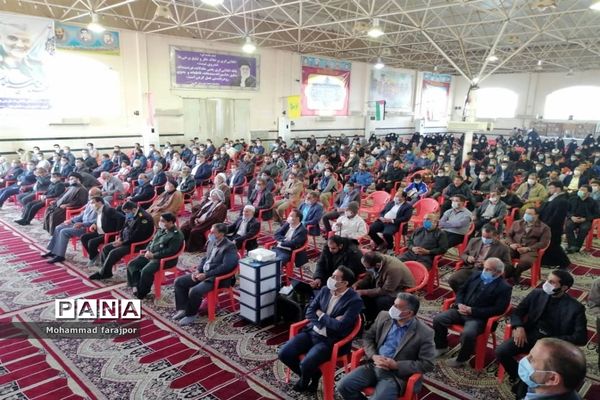 برگزاری مراسم سالگرد شهادت سردار سلیمانی در شهرستان کارون