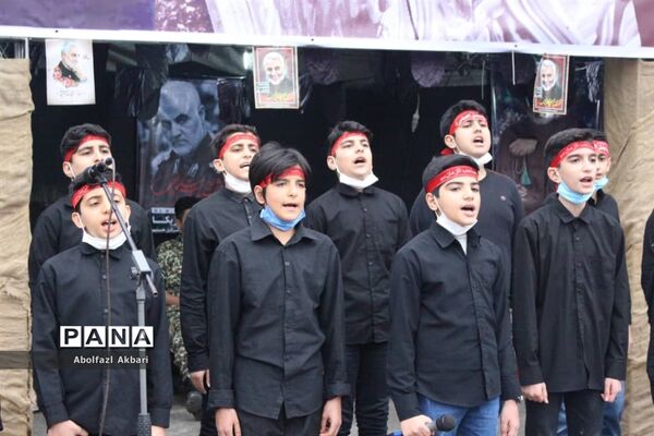 نخستین سالگرد شهید سلیمانی در ساری