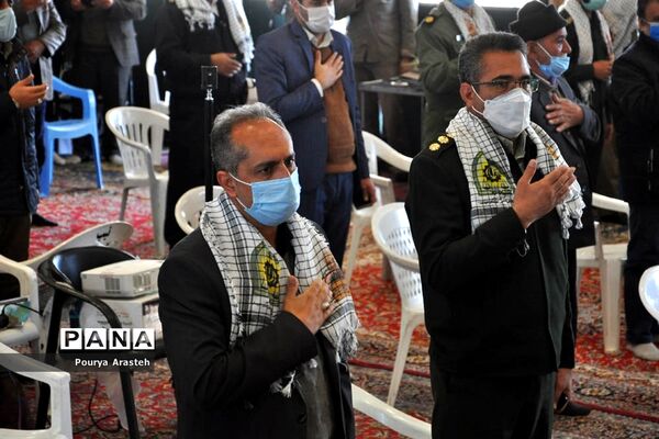 مراسم نخستین سالگرد سردار دل‌ها در شهرستان خوسف استان خراسان جنوبی