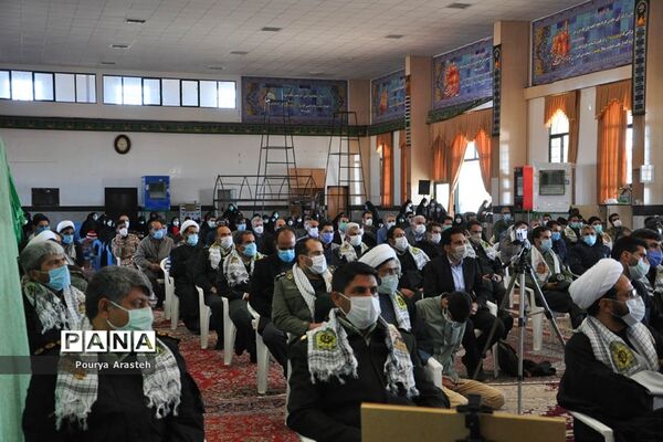 مراسم نخستین سالگرد سردار دل‌ها در شهرستان خوسف استان خراسان جنوبی