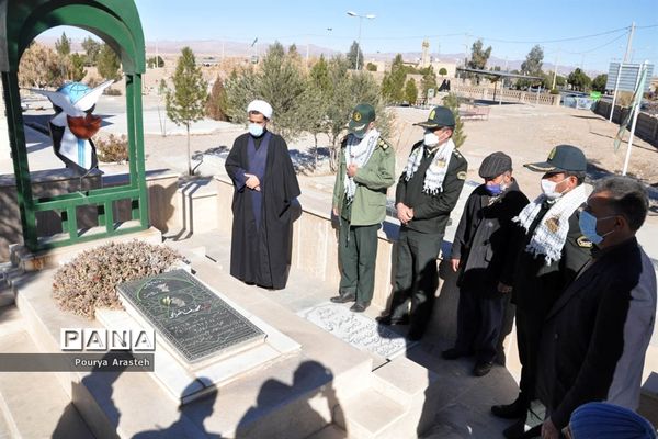 غبارروبی مزارشهدا شهرستان خوسف در سالروز شهادت سردار دلها