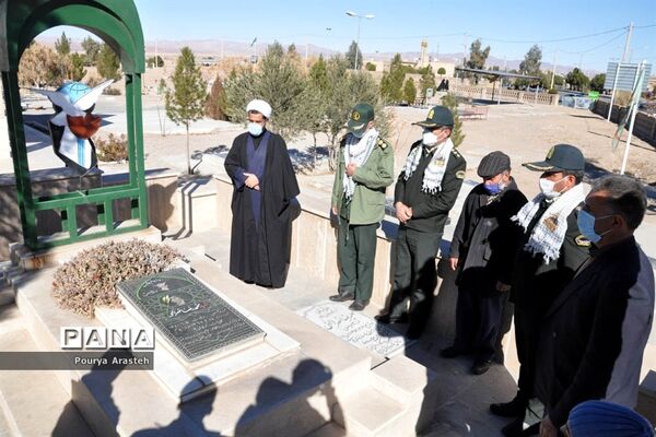 غبارروبی مزارشهدا شهرستان خوسف در سالروز شهادت سردار دلها