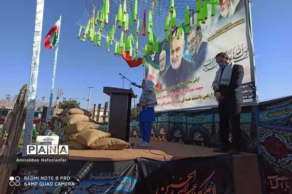 آیین گرامیداشت اولین سالگردشهادت سردار سلیمانی  در سردشت دزفول