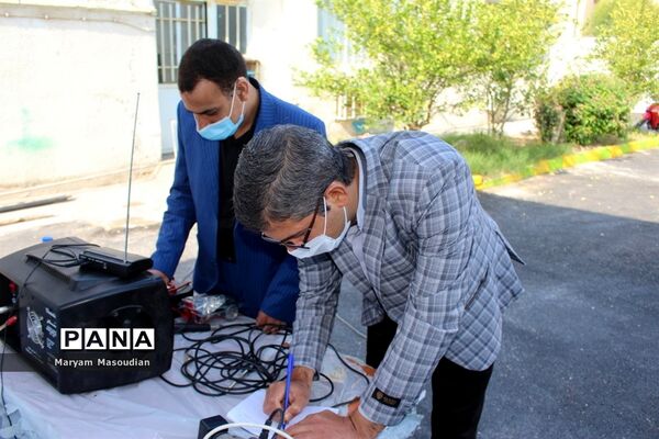 مراسم سالروز شهادت سردار سلیمانی در اداره‌کل آموزش و پرورش استان بوشهر