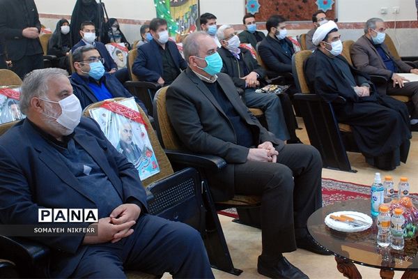 بزرگداشت نخستین سالروز شهادت سپهبد شهید قاسم سلیمانی در  ناحیه یک ری