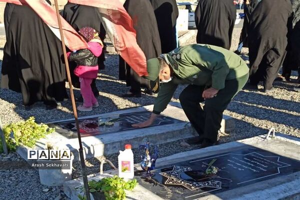 برگزاری مراسم سالگردشهید حاج قاسم سلیمانی در روستای چهکند ربیرجند