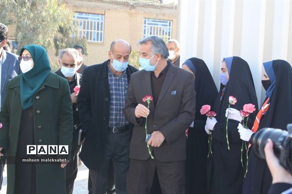 آیین افتتاح دبیرستان خیر ساز۱۲ کلاسه ابوطالب صابری