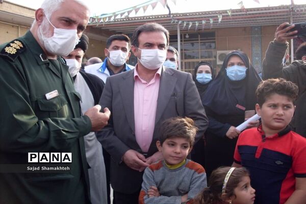 بازدید رئیس دانشگاه علوم پزشکی  اهواز از کوی منبع آب