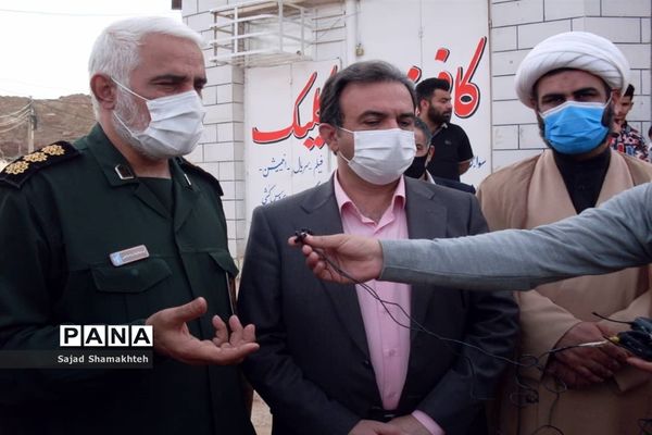 بازدید رئیس دانشگاه علوم پزشکی  اهواز از کوی منبع آب