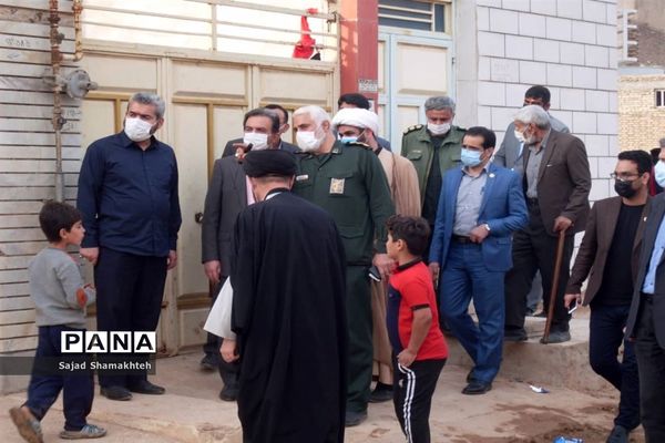 بازدید رئیس دانشگاه علوم پزشکی  اهواز از کوی منبع آب