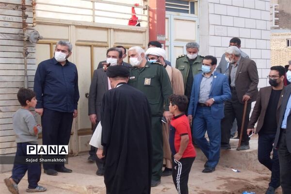 بازدید رئیس دانشگاه علوم پزشکی  اهواز از کوی منبع آب