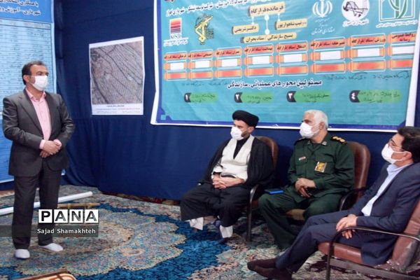 بازدید رئیس دانشگاه علوم پزشکی  اهواز از کوی منبع آب