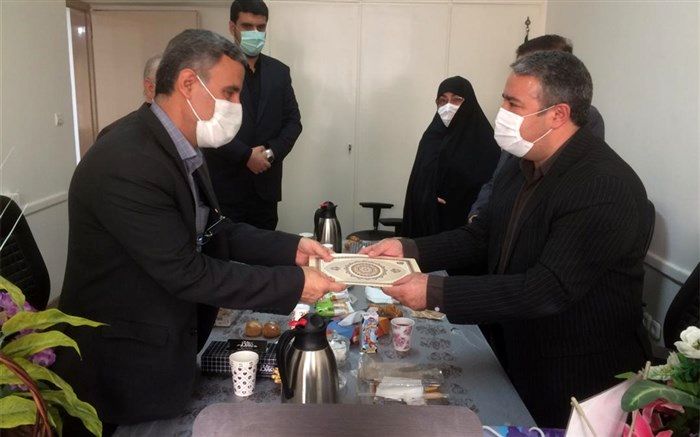 دیدار مدیر آموزش و پرورش منطقه ۱۷ با محمد رزاقی مدیر هسته گزینش شهر تهران