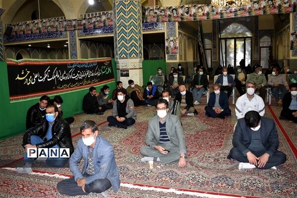 یادواره 156 شهید شهرستان وسالگرد سردارقاسم سلیمانی درمسجد جامع بهاباد