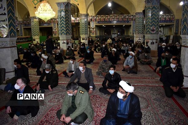 یادواره 156 شهید شهرستان وسالگرد سردارقاسم سلیمانی درمسجد جامع بهاباد