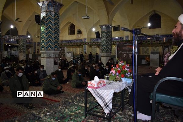 یادواره 156 شهید شهرستان وسالگرد سردارقاسم سلیمانی درمسجد جامع بهاباد