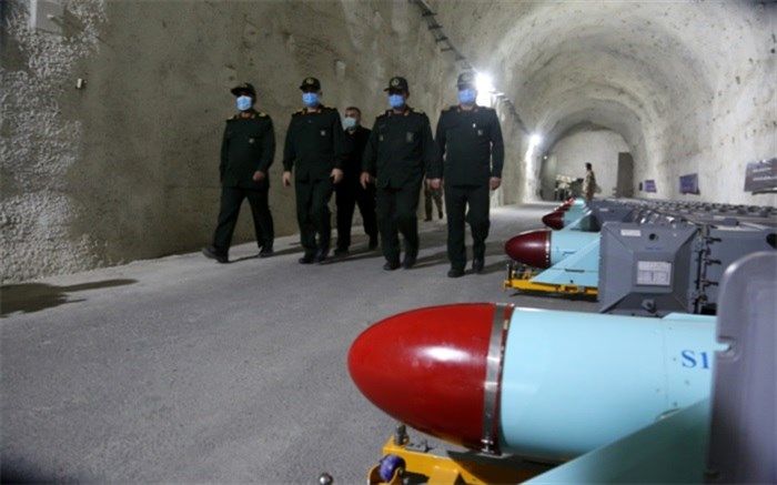 رونمایی از پایگاه موشکی سپاه در خلیج فارس 