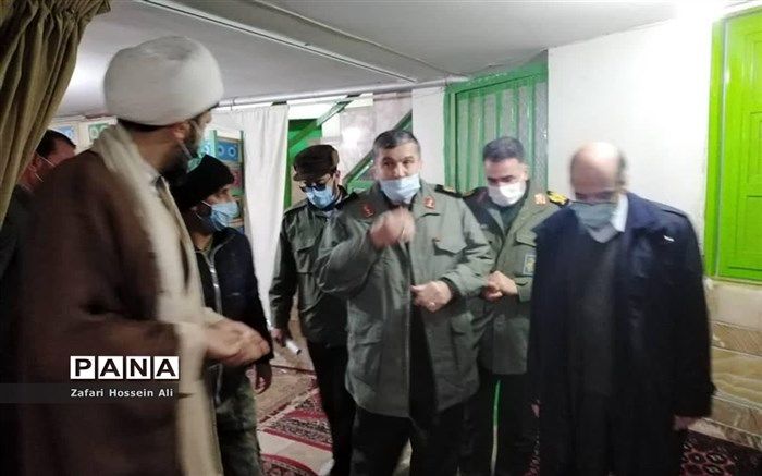 بازدید مسئول قرارگاه محرومیت زدایی سپاه از پروژه فاطمیه سردار شهید حاج قاسم سلیمانی  در شیروان