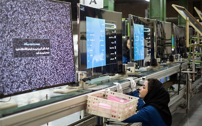رشد ۵۷.۶ درصدی تولید دستگاه تلویزیون درکارخانجات داخلی