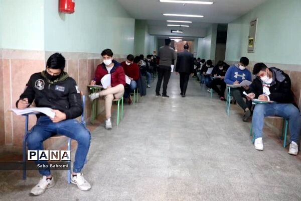 بازدید از حوزه امتحانات در شهرستان قدس