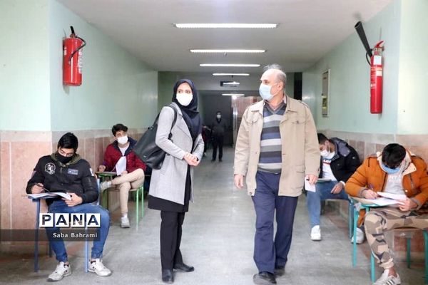 بازدید از حوزه امتحانات در شهرستان قدس