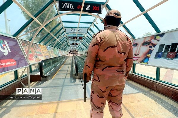 آتش سوزی بازار پردیس کیش