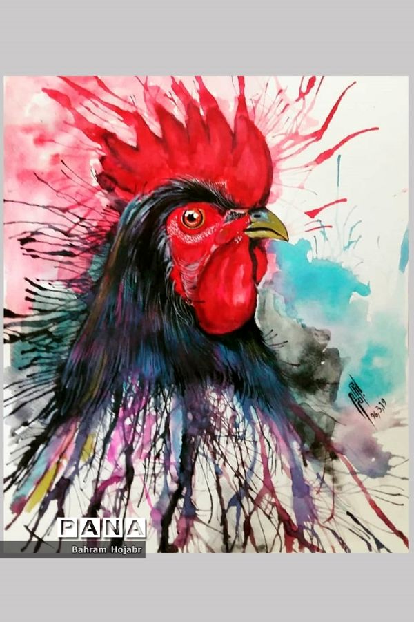 نمایشگاه مجازی آثار نقاشی و طراحی بهرام هژبر، معلم هنرمند اهل گله‌دار