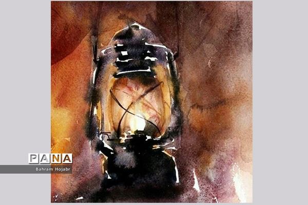 نمایشگاه مجازی آثار نقاشی و طراحی بهرام هژبر، معلم هنرمند اهل گله‌دار