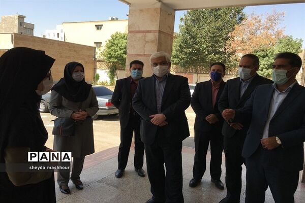 بازدید از روند ثبت نام و بازگشایی مدارس آموزش و پرورش ناحیه یک شهرری