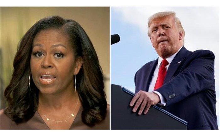 پاسخ ترامپ به حملات انتخاباتی میشل اوباما