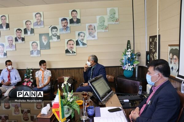 مراسم تجلیل فعالان سازمان دانش آموزی قوچان
