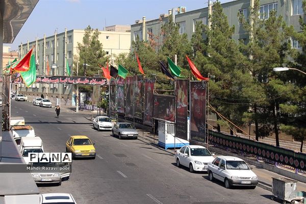 فضا سازی شهر تبریز برای ماه محرم