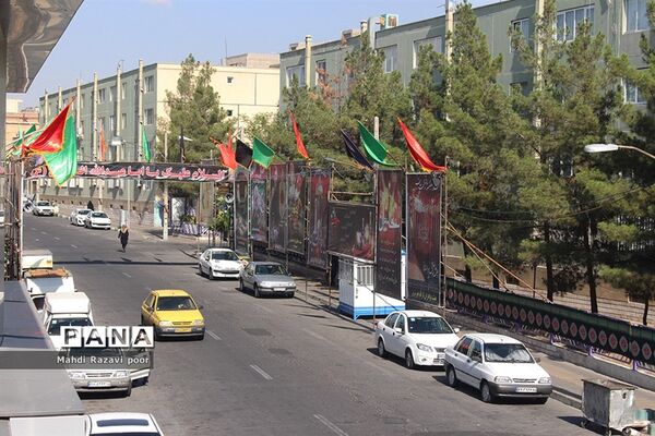 فضا سازی شهر تبریز برای ماه محرم