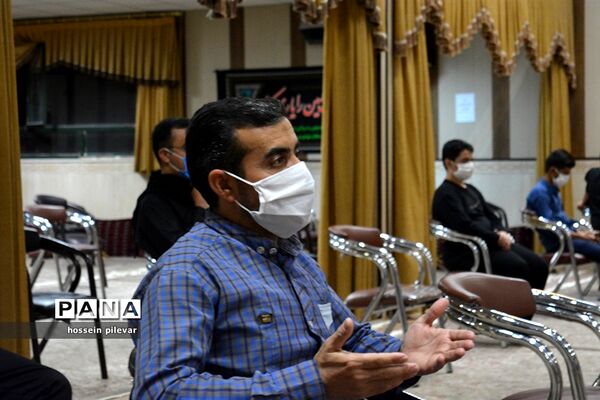 مراسم دهه اول محرم در مجتمع فرهنگی مذهبی و خیریه ابن حسام در بیرجند استان خراسان جنوبی