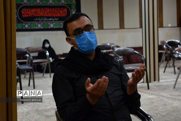 مراسم دهه اول محرم در مجتمع فرهنگی مذهبی و خیریه ابن حسام در بیرجند استان خراسان جنوبی