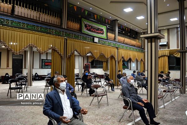 مراسم دهه اول محرم در مجتمع فرهنگی مذهبی و خیریه ابن حسام در بیرجند استان خراسان جنوبی