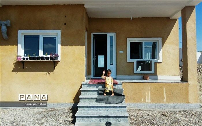 برپایی جشن پایان ساخت خانه برای سیل زدگان گلستان