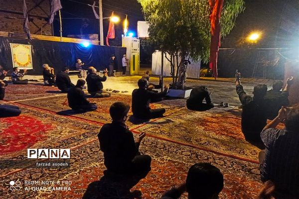 برگزاری  مراسم عزاداری  شب های ماه محرم درروستای فروتقه کاشمر
