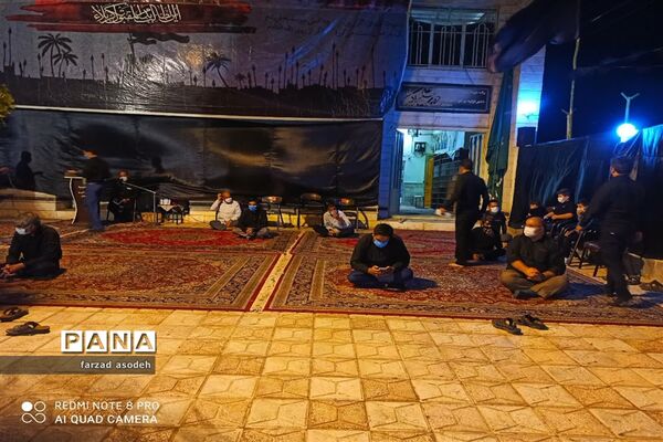 برگزاری  مراسم عزاداری  شب های ماه محرم درروستای فروتقه کاشمر
