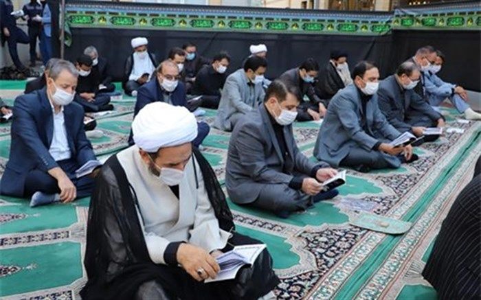 برگزاری مراسم عزاداری و زیارت عاشورا در دادگستری مرکز استان آذربایجان شرقی به مناسبت ایام محرم