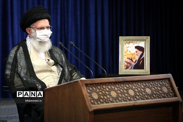سخنرانی رهبر انقلاب در ارتباط تصویری با جلسه هیات دولت