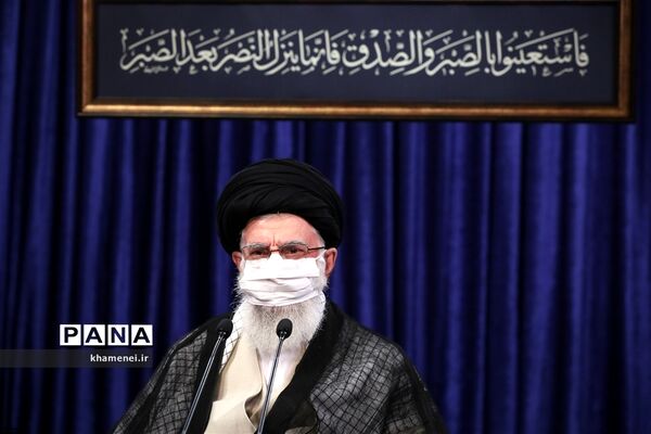 سخنرانی رهبر انقلاب در ارتباط تصویری با جلسه هیات دولت