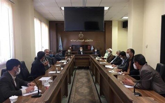 جلسه ستاد پیشگیری از وقوع جرایم ویژه ماه محرم در شهرستان مراغه تشکیل شد