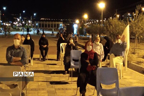 برگزاری مراسم عزاداری در جاده سلامت شهرستان بیرجند