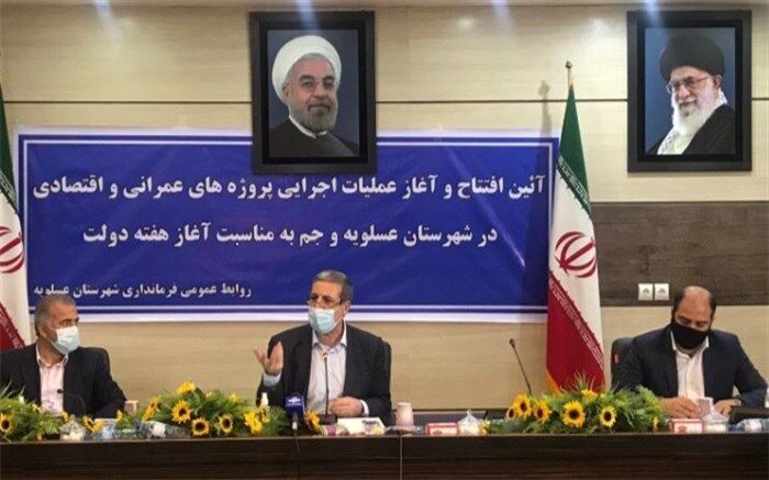 افتتاح بالغ بر ۲۴۰۰ میلیارد تومان پروژه عمرانی در هفته دولت در استان بوشهر