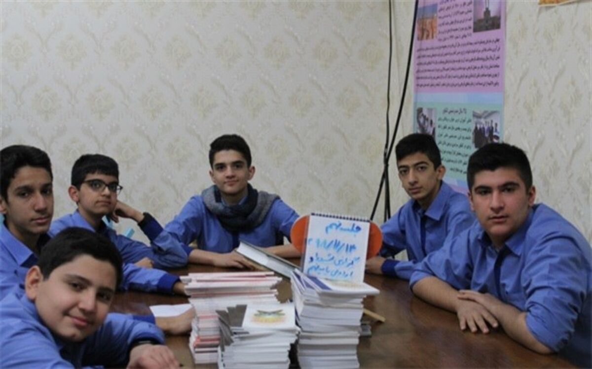 برترین شورای دانش آموزی دوره اول ناحیه یک استان یزد مشخص شد