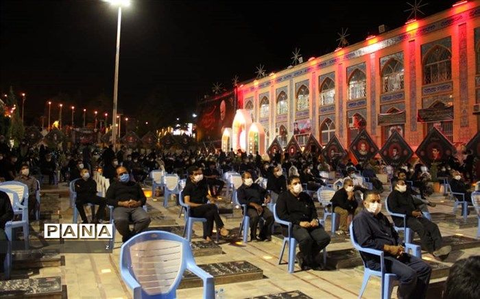 برگزاری مراسم عزاداری بر مزار سردار سلیمانی