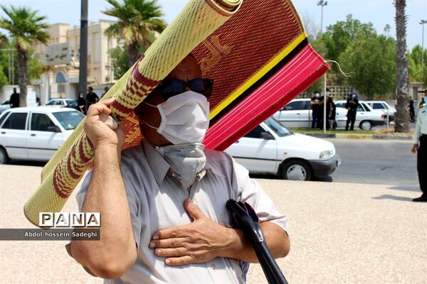 نماز ظهر عاشورا  در بوشهر