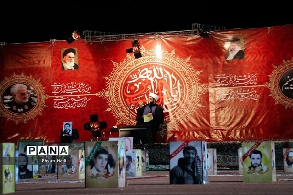 مراسم عزاداری در ورزشگاه امام رضا (ع) مشهد