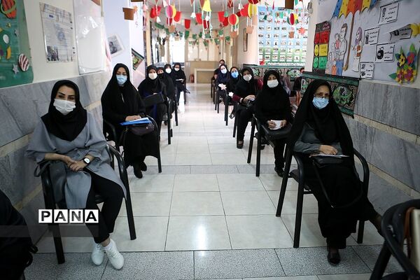 مانور بازگشایی مدارس در منطقه 15